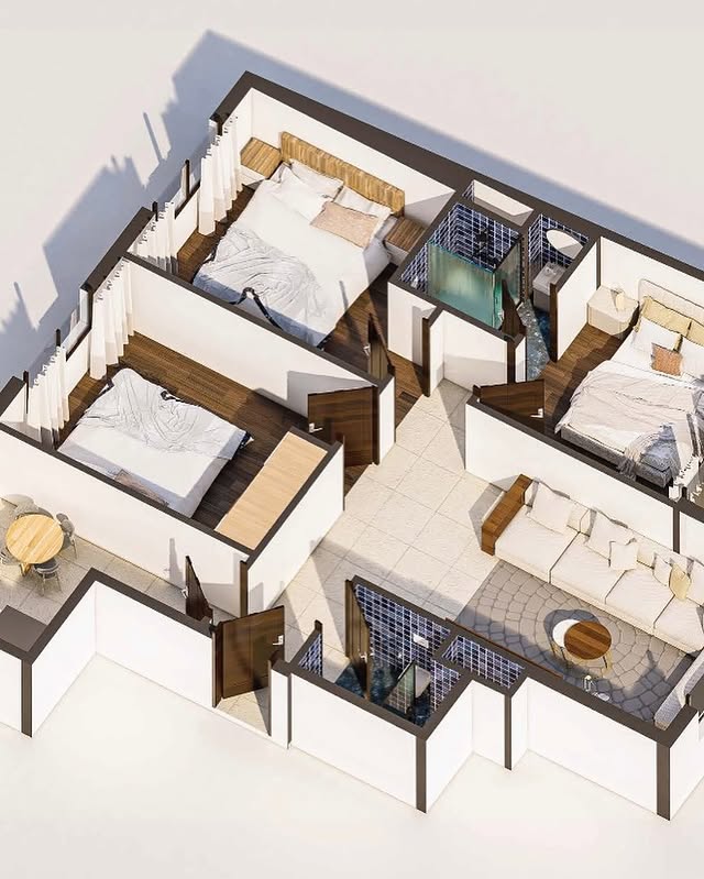 Intérieur d'un appartement MK